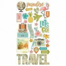 Simple Stories You Are Here Collection Chipboard Stickers