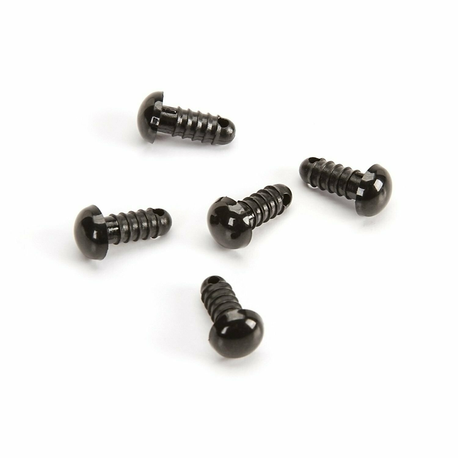 Darice Solid Eyes Black with Plastic Washers 9mm