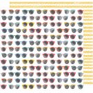 American Craft Oh Happy Life Collection 12 X 12 Double Sided Paper No Worries