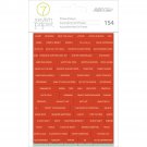 American Crafts Studio Calico Seven Paper Felix Gold Foil Word Stickers