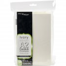 Darice Coredinations Blank Cards and Envelopes Ivory A2