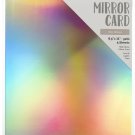 Craft Perfect Mirror Cardstock 92Lb 8.5"X11" 5/Pkg-Holo Waves