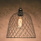 Darice Metal Chickenwire Dome Lampshade 10 X 8.25 Inches Black
