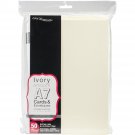 Darice Coredinations Blank Cards and Envelopes Ivory A7