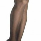Leg Avenue Womens Plus Size Thigh High Stockings with Silicone Lace Top Black