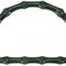 Darice Plastic Bamboo Look Purse Handles 4.25''X7.25" Half Round Black