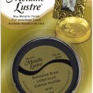 Metallic Lustre Wax Finish 1Oz-Burnished Brass