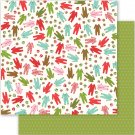 American Crafts  Holly Jolly Christmas 12X12 Double Sided Paper Pajama Party