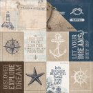 Kaiser Craft High Tide 12 X  12 inches Cardstock Paper Set Sail