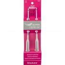 Silvalume Super Lightweight Aluminum Crochet Hook Set-Sizes F5 & G6