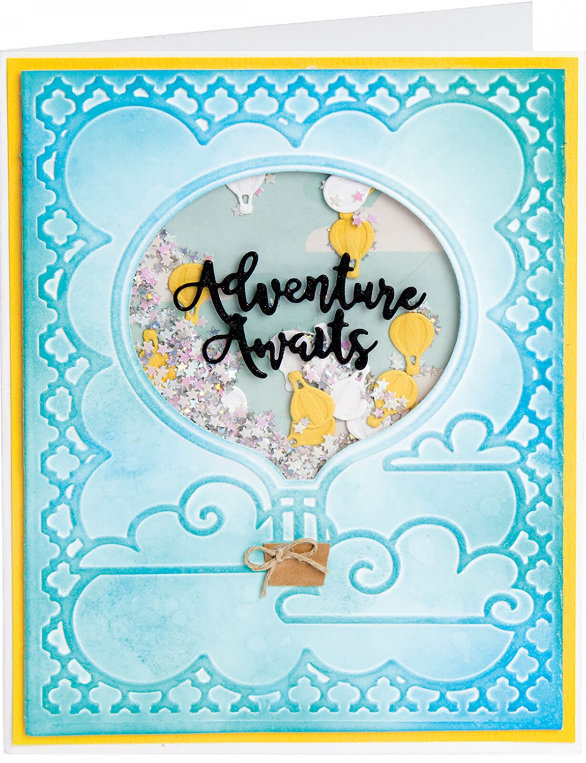 Sizzix Impresslits Embossing Folder By Lindsey Serata-Hot Air Balloon