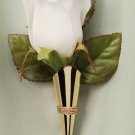 Darice VL1162-09, Lapel Pin Vase with Braid Trim, Gold