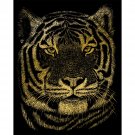 Gold Foil Engraving Art Kit 8"X10"-Bengal Tiger