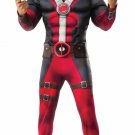 Rubies Marvel Men's Deadpool Deluxe Muscle Chest Costume and Mask, Standard