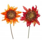 Darice Sunflower Pick Glitter 10 inches Assorted Colors