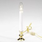 Darice Candle Lamp - Electric - Brass Plated Base - 9 inches - Blister Pack
