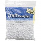 Darice Pony Beads Pearl White 6mm X  9mm