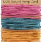 Darice Jewelry Designer Hemp Cord 120 feet Spring Colors