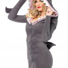 Leg Avenue Women'S Cozy Shark Costume, Grey, Small