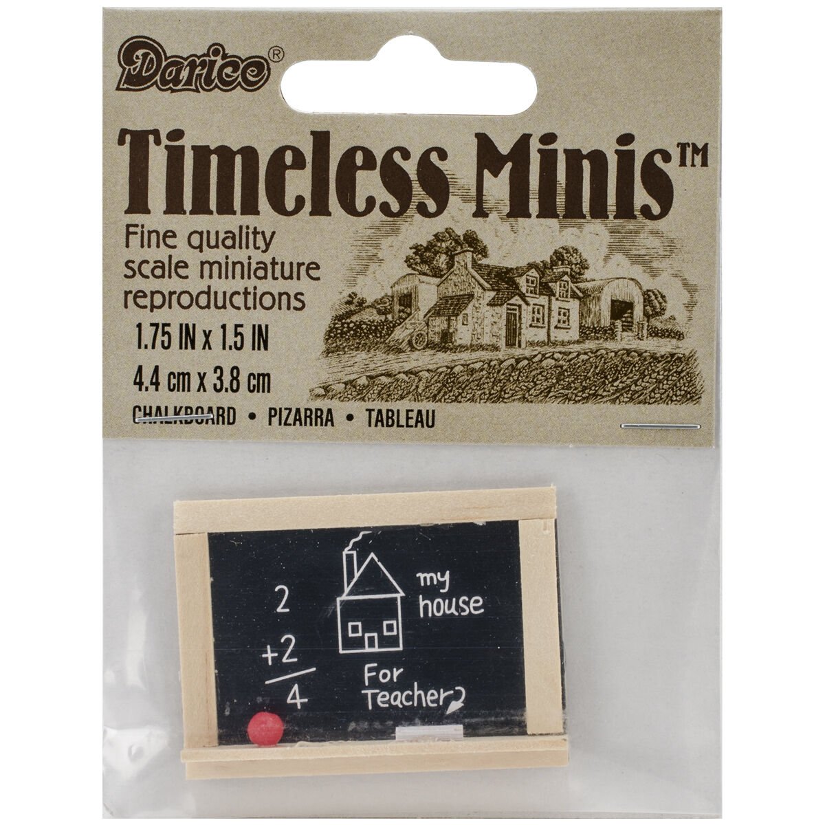 Darice Timeless Miniatures Chalkboard