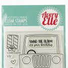Avery Elle Clear Stamp Set 4"X3"-Peek-A-Boo Car