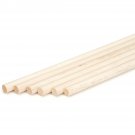 Darice Unfinished Natural Wood Dowel Rods 12 Inches 0.375 Inches X 12 Inches