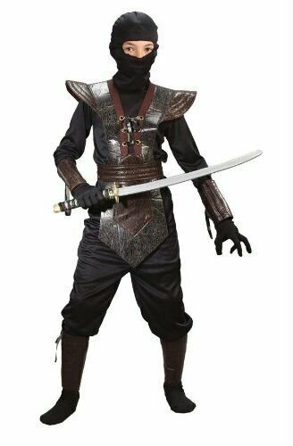 Fun World Ninja Fighter Childrens Costume, Large, Multicolor