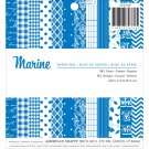 American Crafts Christmas 6 x 6 Paper Pad Marine