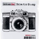 Darkroom Door Cling Stamp 3"X2"-Camera