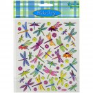 Multicolored Stickers-Dragonflies
