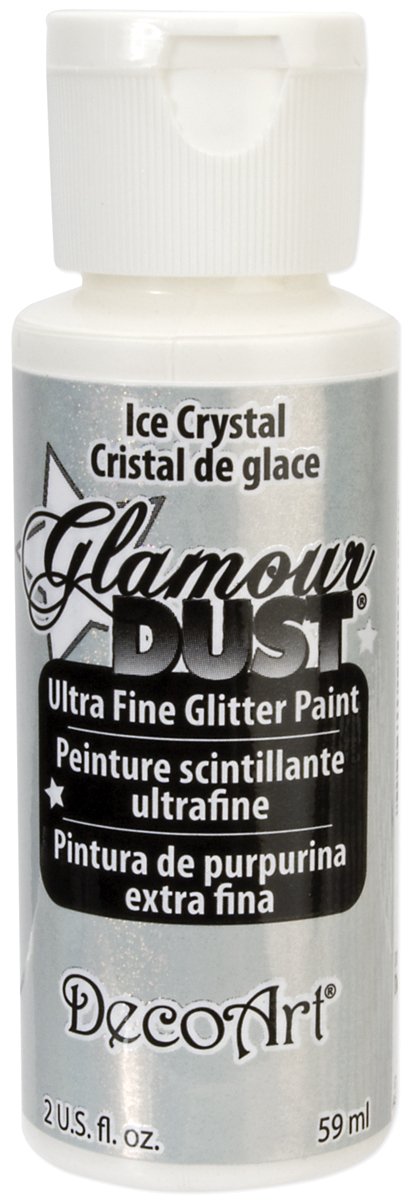 Glamour Dust Glitter Paint 2oz-Ice Crystal