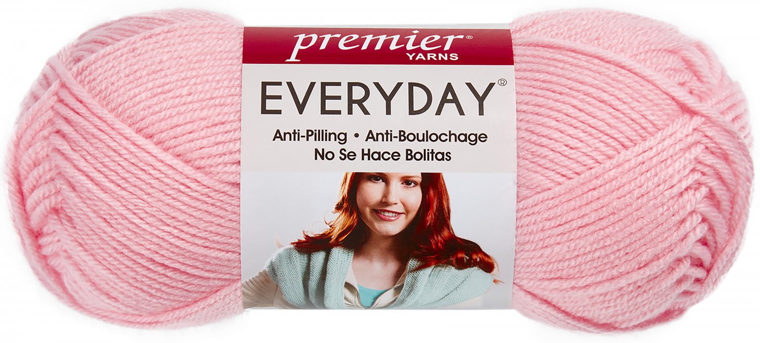 Premier Yarns Everyday Solid Yarn-Baby Pink