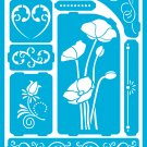 Americana Gloss Enamel Stencils 8"X6"-Elegance
