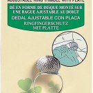 Clover Ring Thimble W/Plate-Adjustable