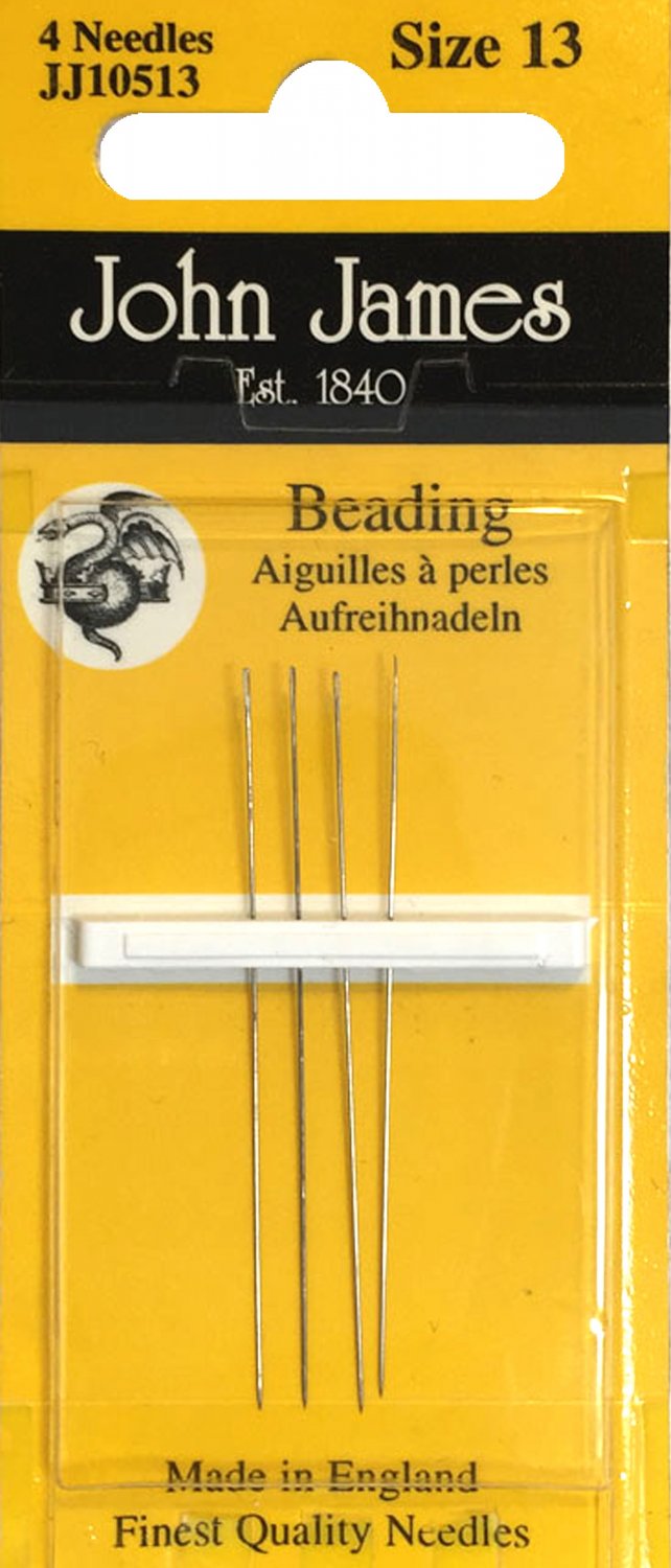 John James Beading Hand Needles-Size 13 4/Pkg