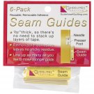 Guidelines4Quilting Seam Guides 6/Pkg-1/2"X2"X1/32"