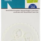 Lawn Clippings Stencils-Reveal Wheel: Seasonal Shapes