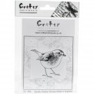 Crafty Individuals Unmounted Rubber Stamp 4.75"X7" Pkg-Sweet Robin Redbreast