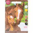 Paint Works Paint By Number Kit 8 X10 inches Pony & Mother