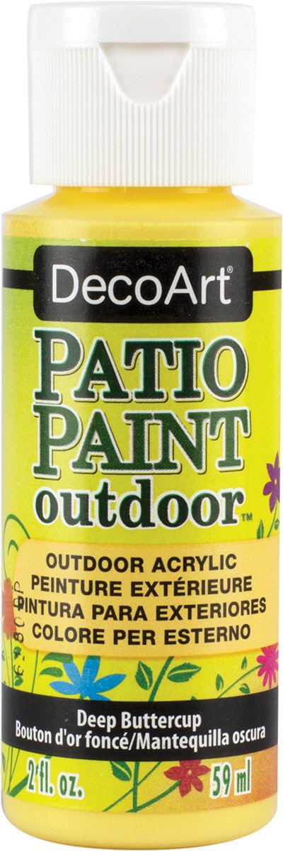 Patio Paint 2Oz-Deep Buttercup