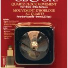 Quartz Clock Movement-For .375" Surfaces