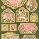 Garden Goddess Chipboard Die-Cuts 6 X 12 inches Sheet-Decorative & Journaling