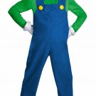 Disguise Super Mario Luigi Deluxe Mens Adult Costume, Green and Blue, (42-46)