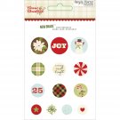 Simple Stories 7327 Classic Christmas Brads