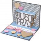 Sizzix Thinlits Die Just Pray 3D Drop Ins