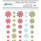 American Crafts Christmas Enamel Dots Candy