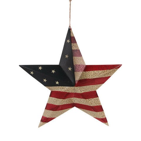 Darice USA Flag Barn Star 16 inches