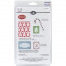 Sizzix Textured Impressions A2 Embossing Folder W/Bonus 5/Pk