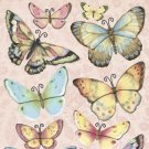 Darice K&Company Floral Butterfly Grand Adhesions Sticker by Susan Winget