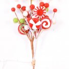 Darice Christmas Floral Candy Berry Mix 10 Inches